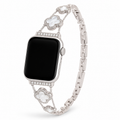 FloraTie Mother-of-Pearl-Effect Clover Bracelet Band Compatible with Apple Watch