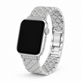 FloraTie Crystal-Set Scale Link Band Compatible with Apple Watch