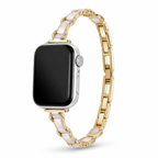 FloraTie Two-Tone Chain Bracelet Band Compatible with Apple Watch