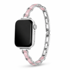 FloraTie Two-Tone Chain Bracelet Band Compatible with Apple Watch