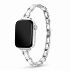 FloraTie Two-Tone Chain Bracelet Band Compatible with Apple Watch