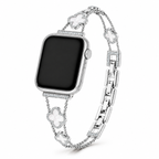 FloraTie Clover Crystal Bracelet Band Compatible with Apple Watch