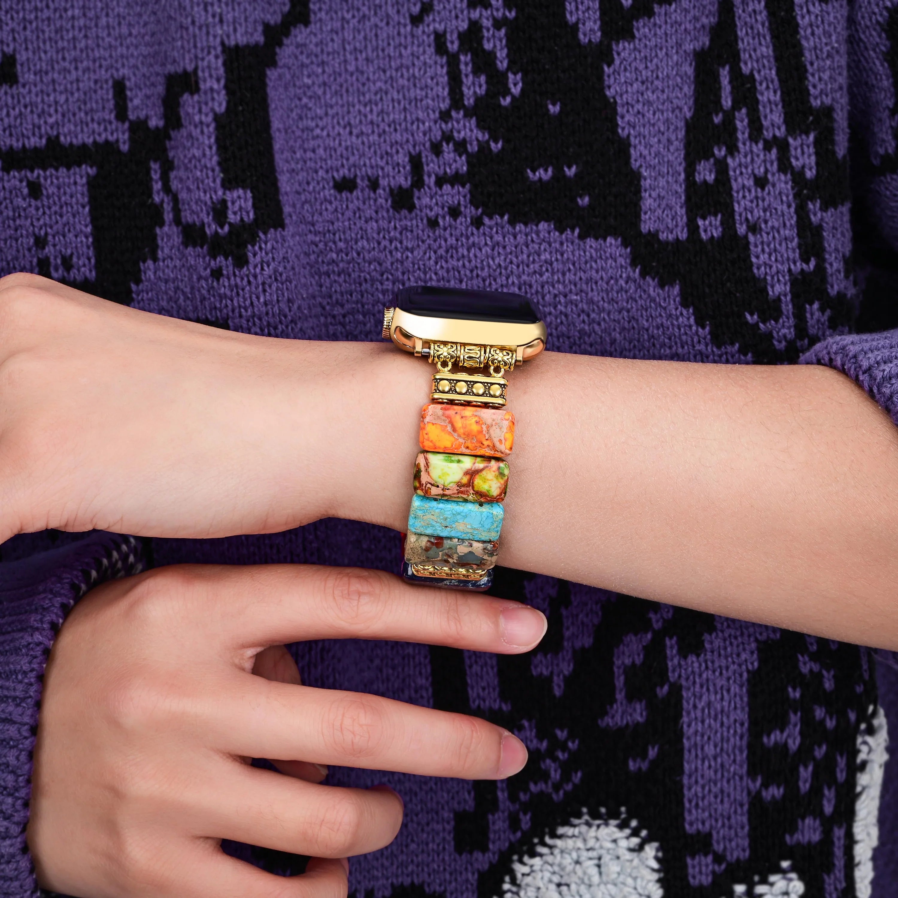 Cinturino elastico per Apple Watch Chic Chakra