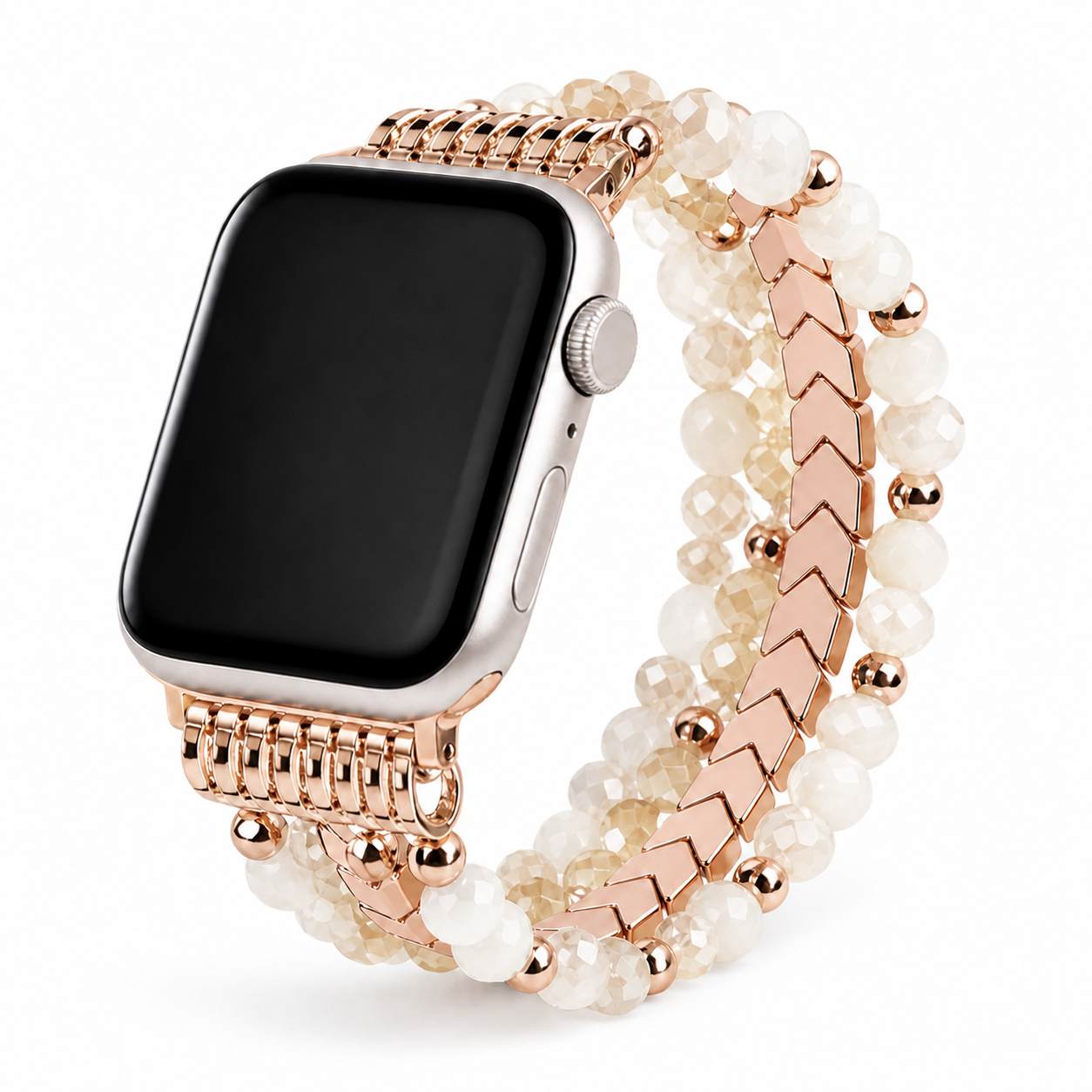FloraTie Arrow Beaded Bracelet Band Compatible with Apple Watch