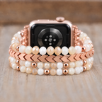 FloraTie Arrow Beaded Bracelet Band Compatible with Apple Watch