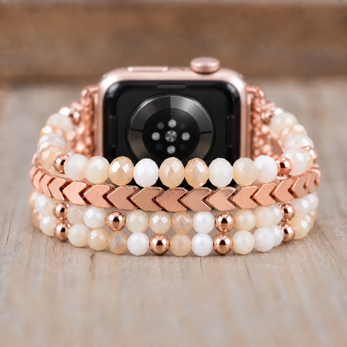 FloraTie Arrow Beaded Bracelet Band Compatible with Apple Watch