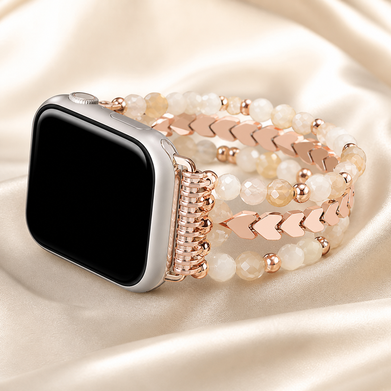 FloraTie Arrow Beaded Bracelet Band Compatible with Apple Watch