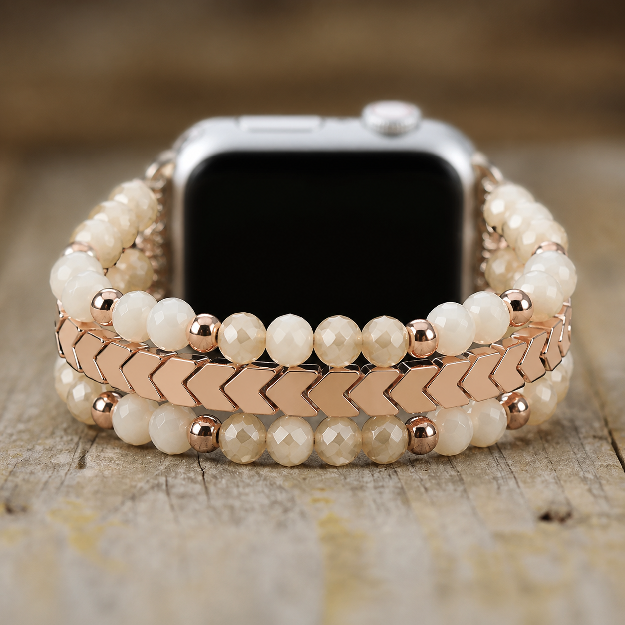 FloraTie Arrow Beaded Bracelet Band Compatible with Apple Watch