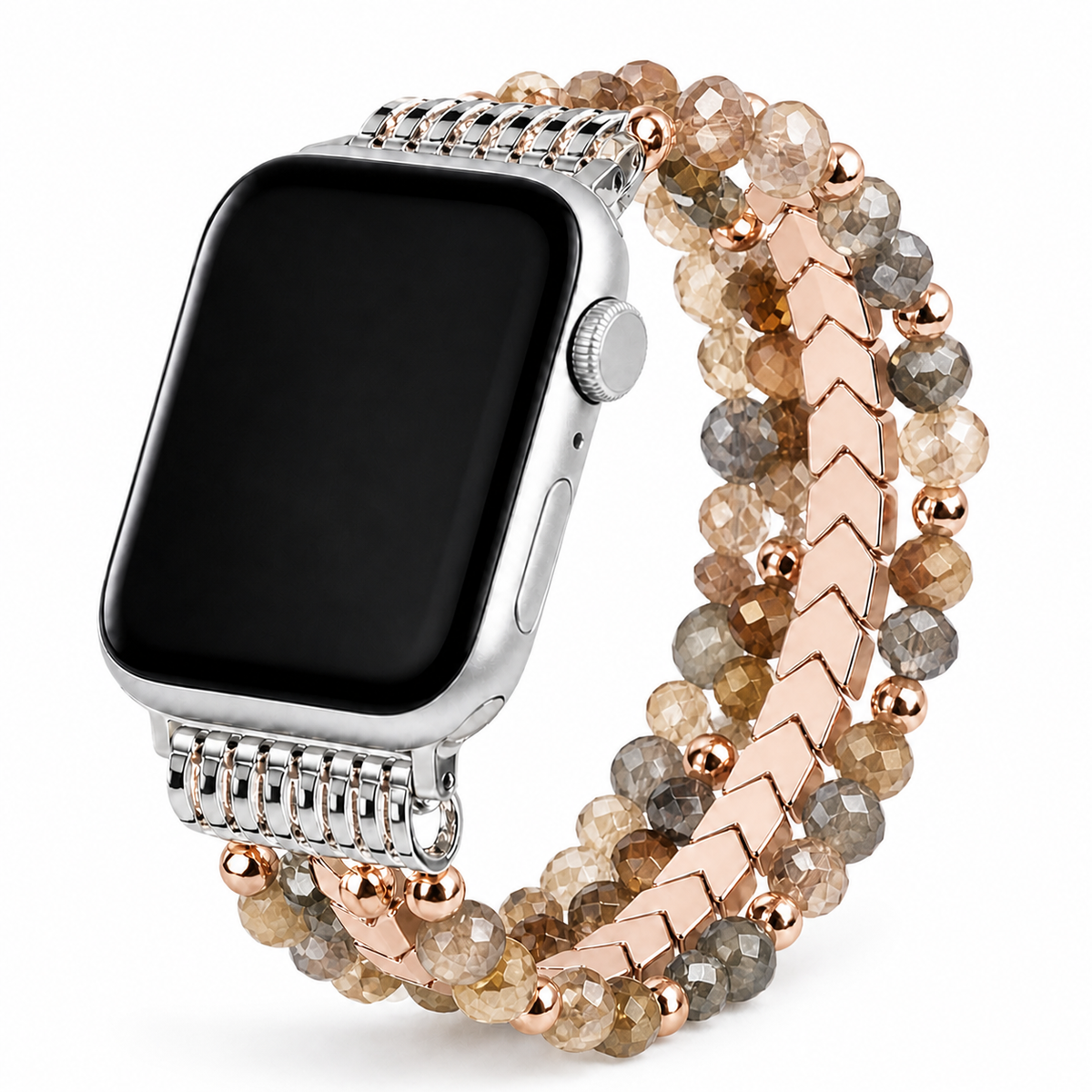 FloraTie Arrow Beaded Bracelet Band Compatible with Apple Watch