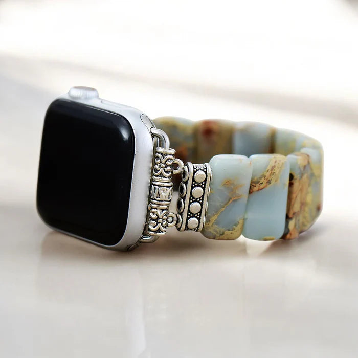 Cinturino elastico Earth Tibetan Jasper per Apple Watch