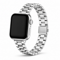 FloraTie Slim Stainless Steel Band Compatible with Apple Watch