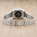 FloraTie Slim Stainless Steel Band Compatible with Apple Watch