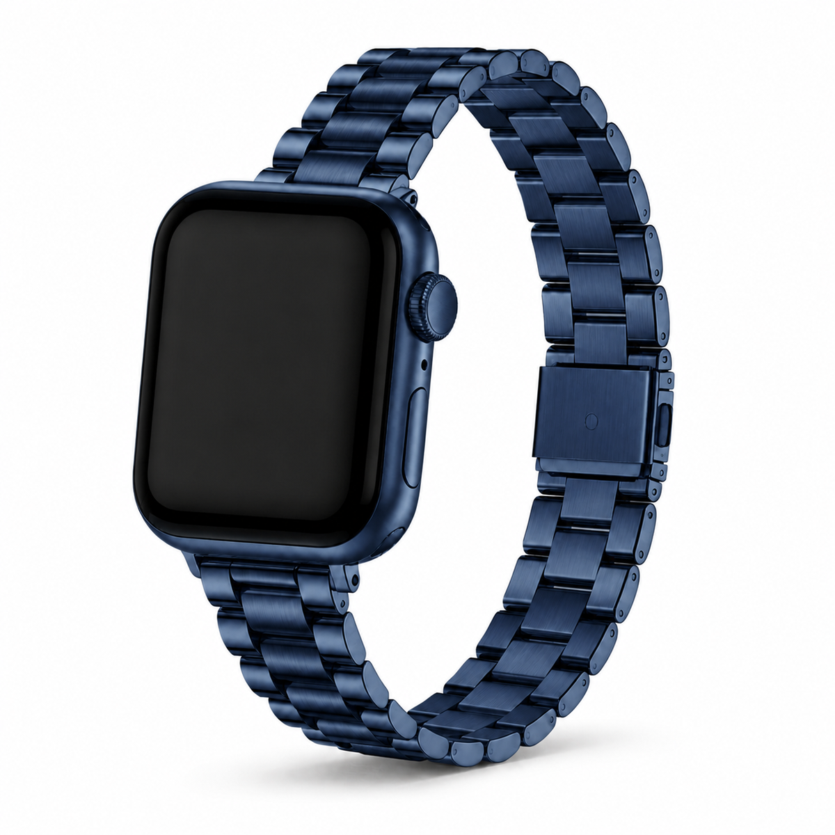 FloraTie Slim Stainless Steel Band Compatible with Apple Watch