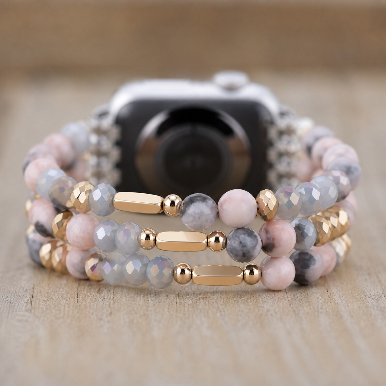 FloraTie Bohemian Beaded Bracelet Band Compatible with Apple Watch