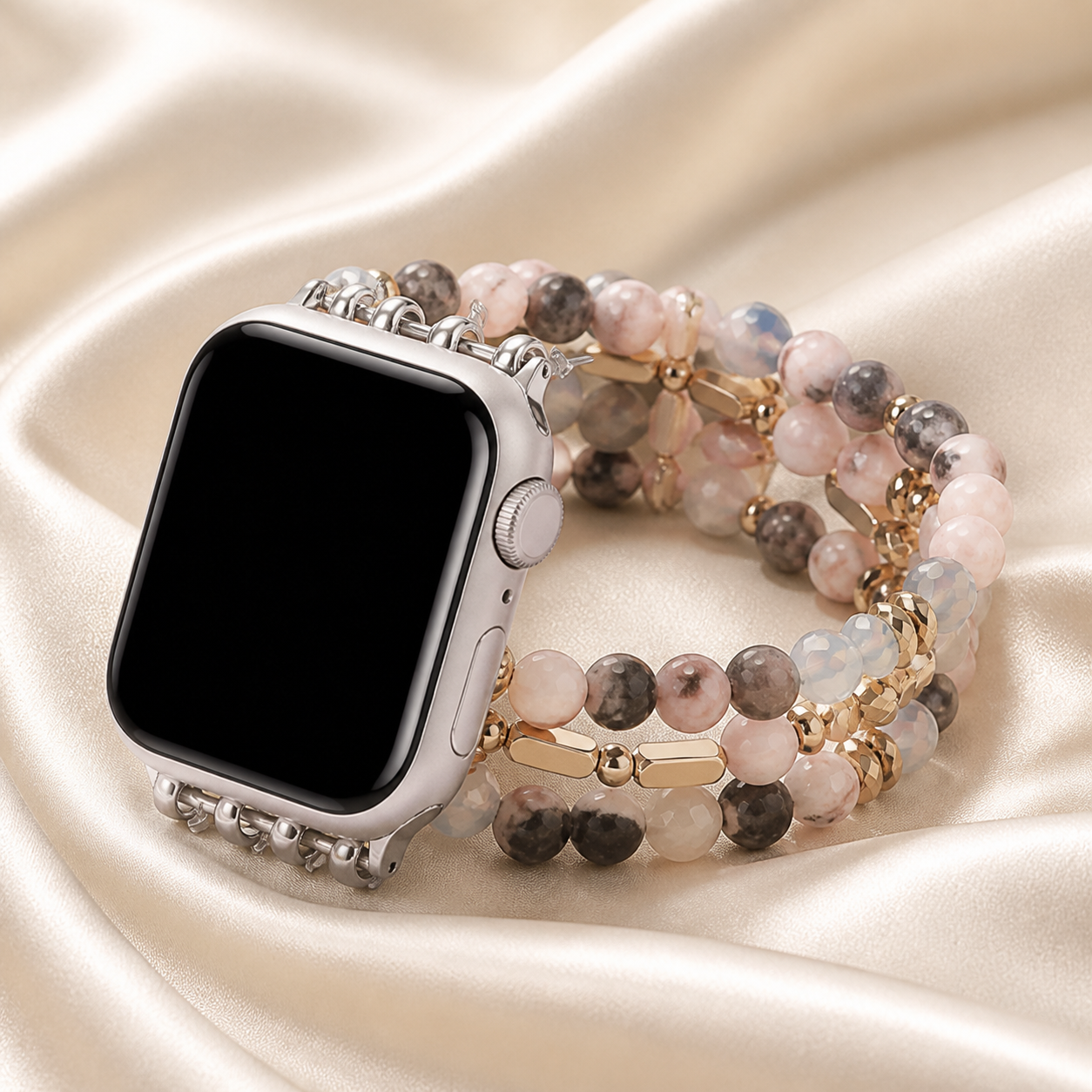 FloraTie Bohemian Beaded Bracelet Band Compatible with Apple Watch