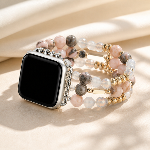 FloraTie Bohemian Beaded Bracelet Band Compatible with Apple Watch