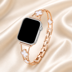 FloraTie Clover Crystal Bracelet Band Compatible with Apple Watch