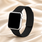 FloraTie Litchi-Grain Magnetic Silicone Band Compatible with Apple Watch
