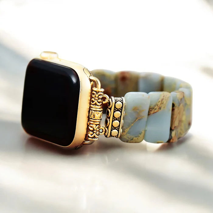 Cinturino elastico Earth Tibetan Jasper per Apple Watch