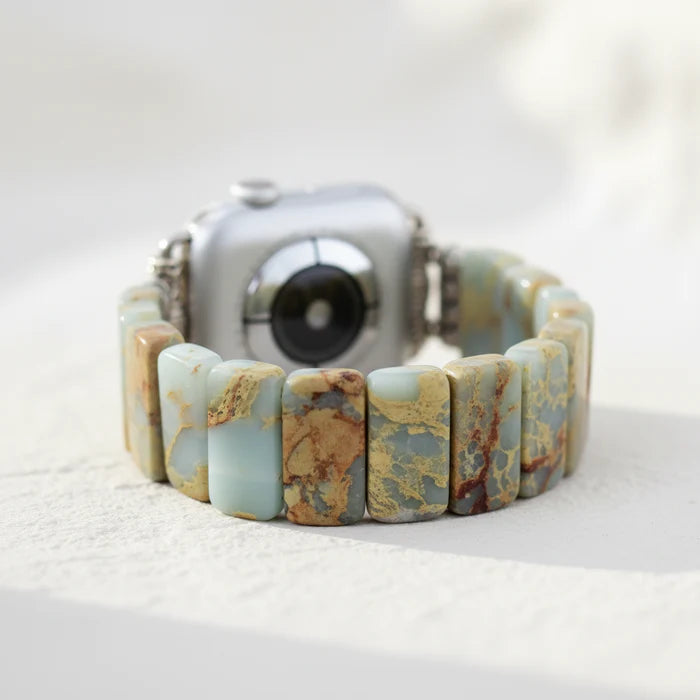 Cinturino elastico Earth Tibetan Jasper per Apple Watch