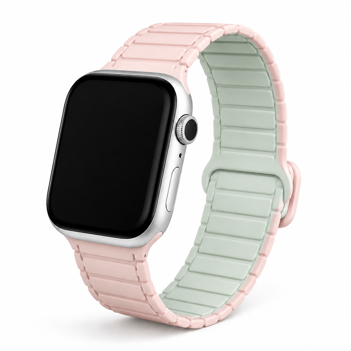 FloraTie Utility Magnetic Silicone Loop Compatible with Apple Watch