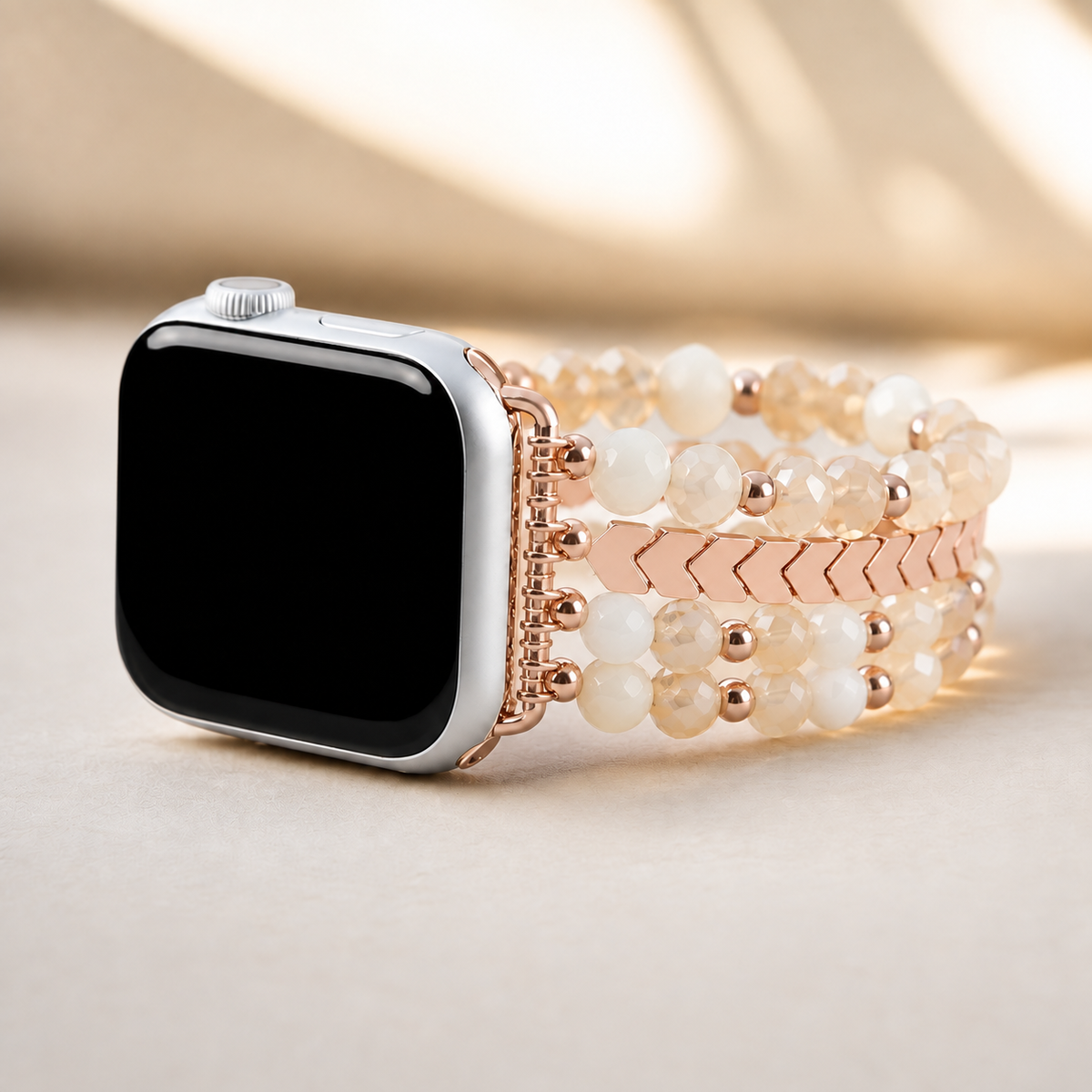 FloraTie Arrow Beaded Bracelet Band Compatible with Apple Watch