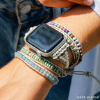 Cinturino protettivo in diaspro oceanico per Apple Watch
