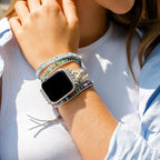 Cinturino protettivo in diaspro oceanico per Apple Watch